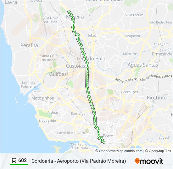 602 bus Line Map