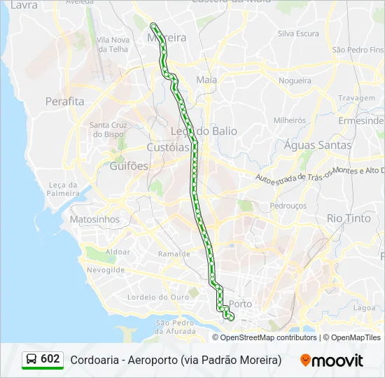 602 Bus Line Map