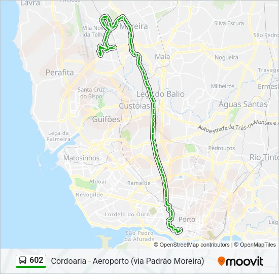 602 Bus Line Map