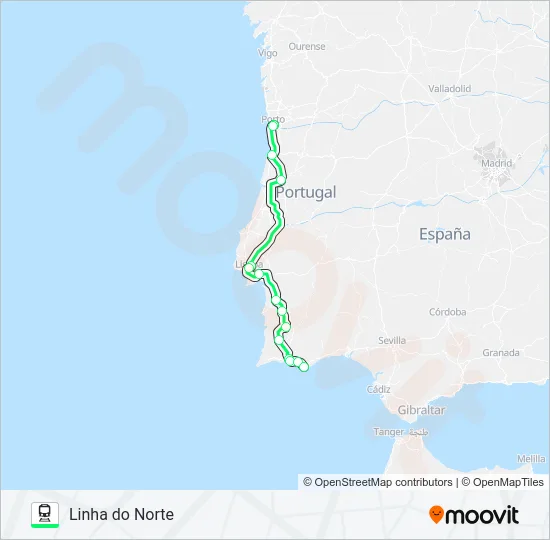L. NORTE  Line Map