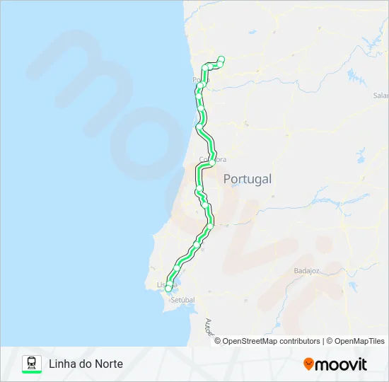 L. NORTE  Line Map