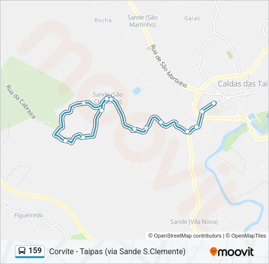 159 Bus Line Map