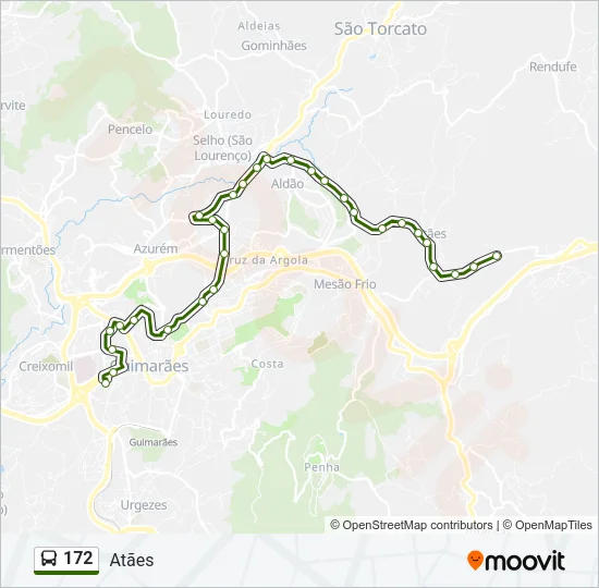 172 Bus Line Map