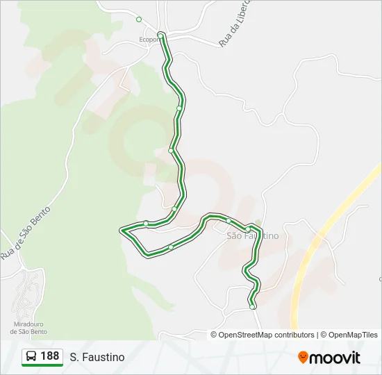 188 Bus Line Map