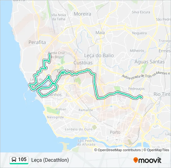 105  Line Map