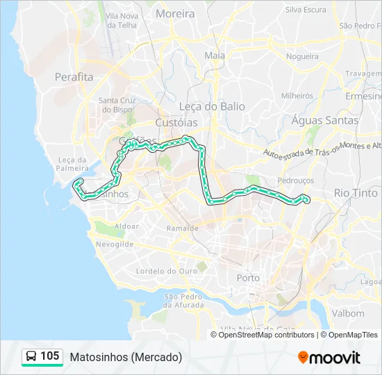 105  Line Map