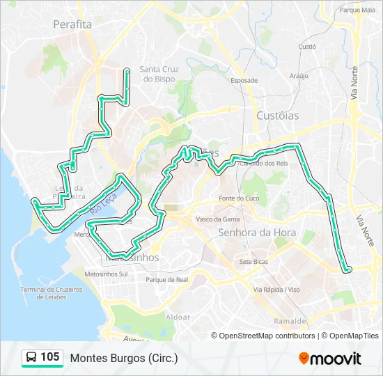 105  Line Map