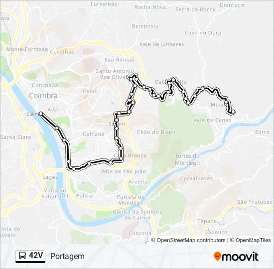 42V Bus Line Map