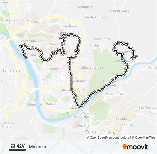 42V Bus Line Map