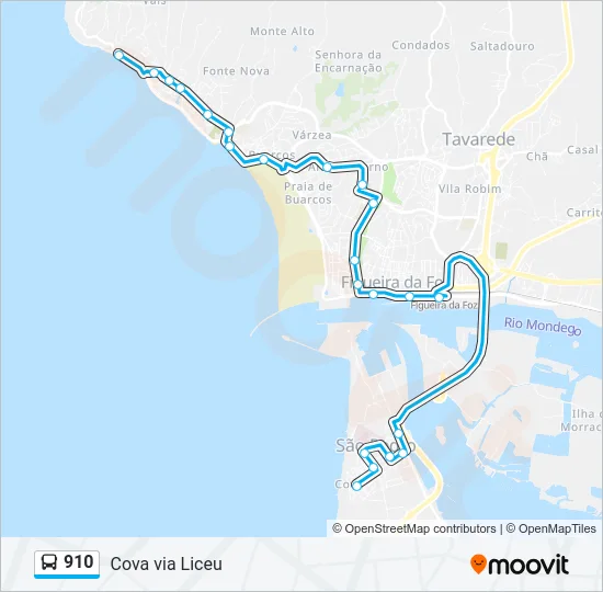 910  Line Map
