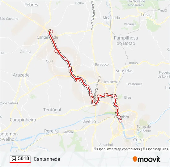 5018  Line Map