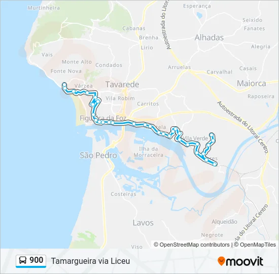 900  Line Map