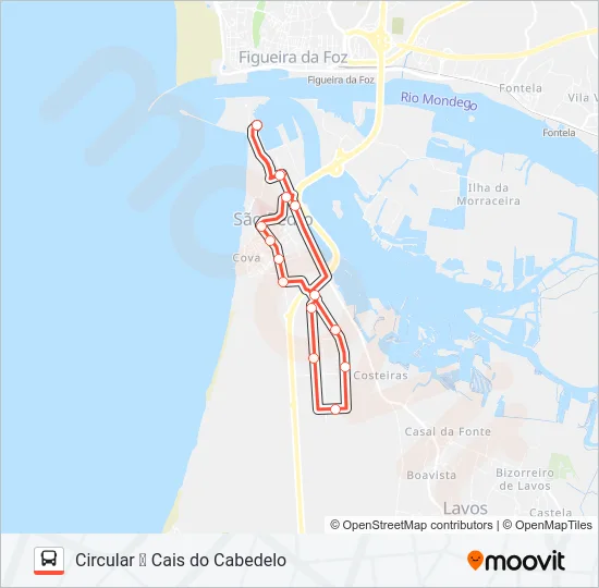 CIRCULAR SUL  Line Map