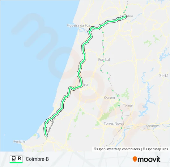 R Train Line Map