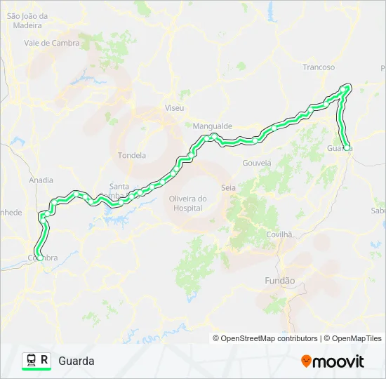 R Train Line Map