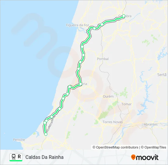 R Train Line Map