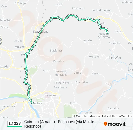 228 Bus Line Map