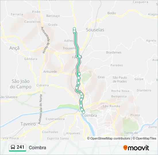 241 Bus Line Map