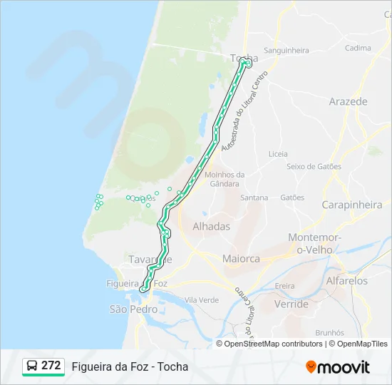 272 Bus Line Map
