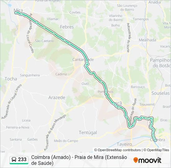 233 Route: Schedules, Stops & Maps - Mira (Updated)