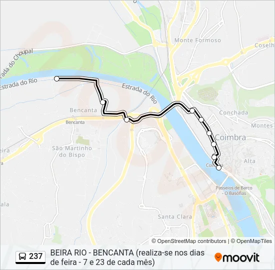 237 Bus Line Map