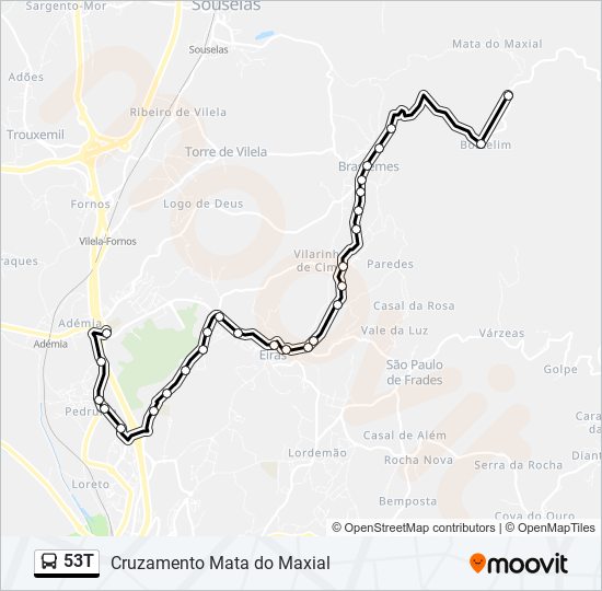 38f Percursos: Horários, paragens e mapas - Beira Rio (Atualizado)
