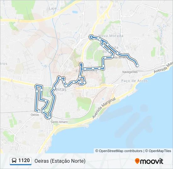 1120 Bus Line Map