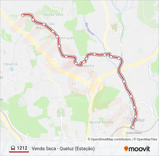 1212 Bus Line Map