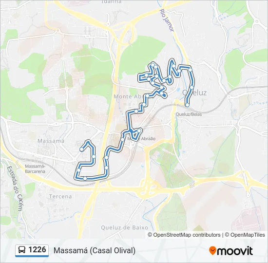 1226 Bus Line Map