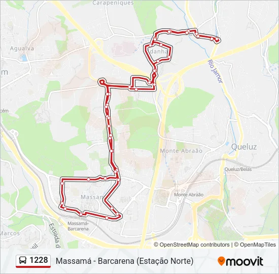 1228 Bus Line Map