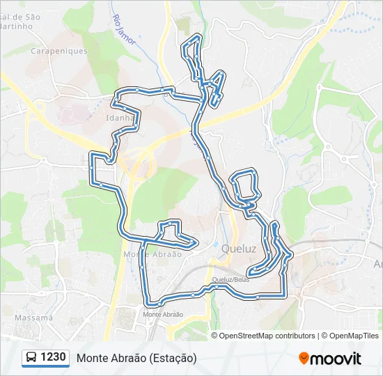 1230 Bus Line Map
