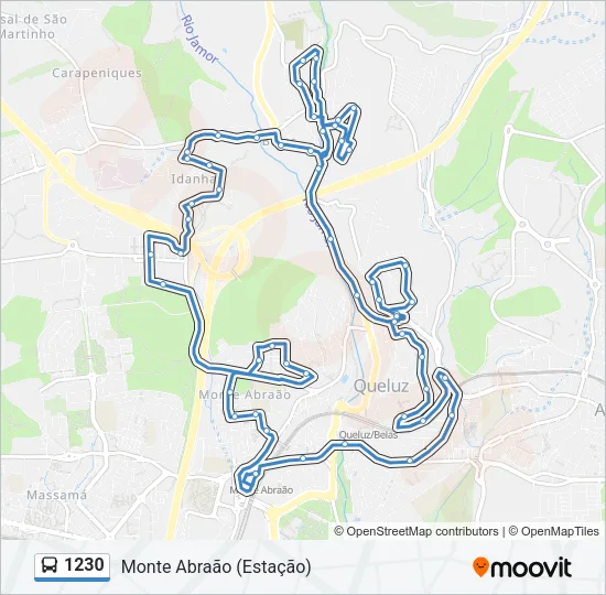 1230 Bus Line Map