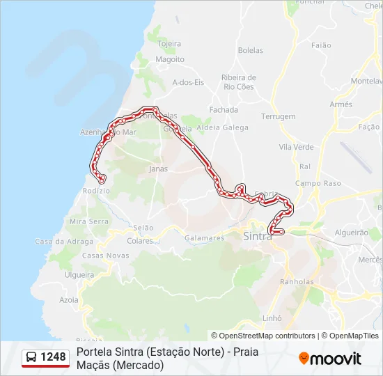1248 Bus Line Map