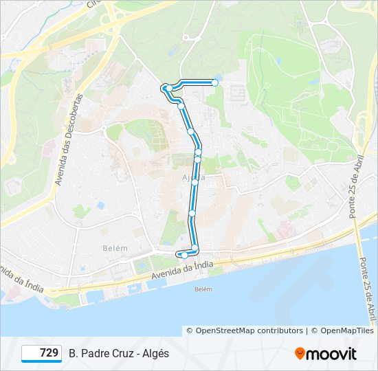 729 Route Schedules, Stops & Maps Belém (Updated)