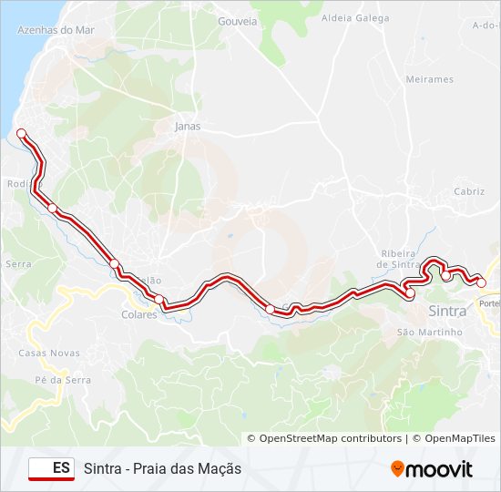 ES light rail Line Map