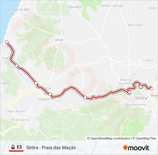ES Light Rail Line Map