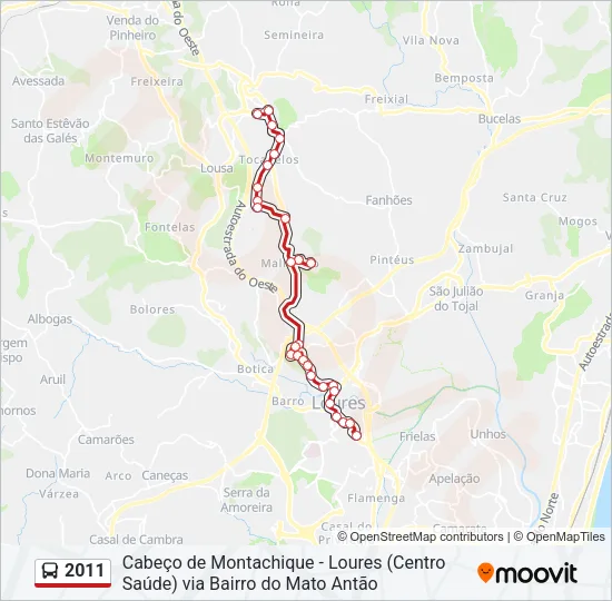 2011 Bus Line Map