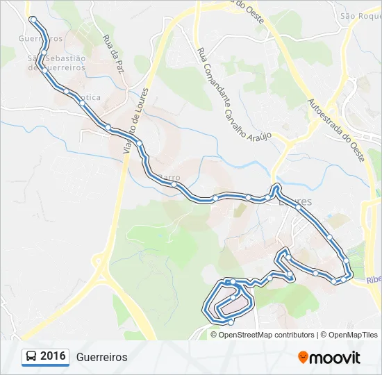 2016 Bus Line Map