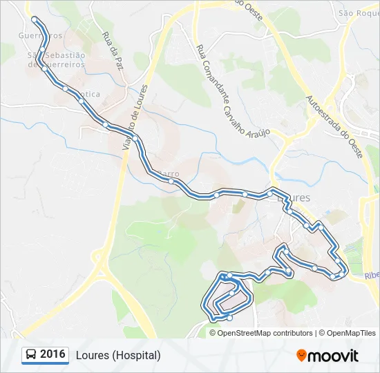 2016 Bus Line Map