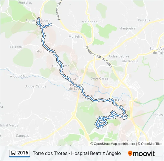 2016 Bus Line Map