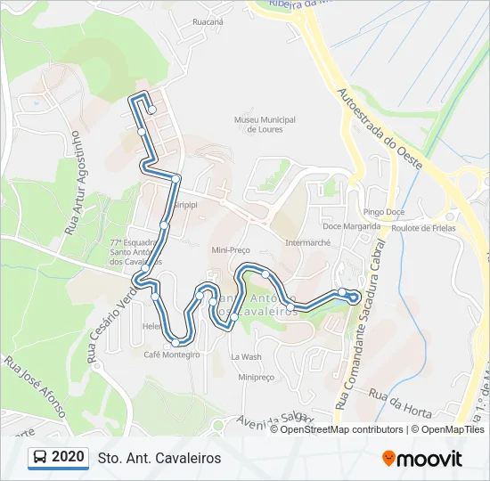 2020 Bus Line Map