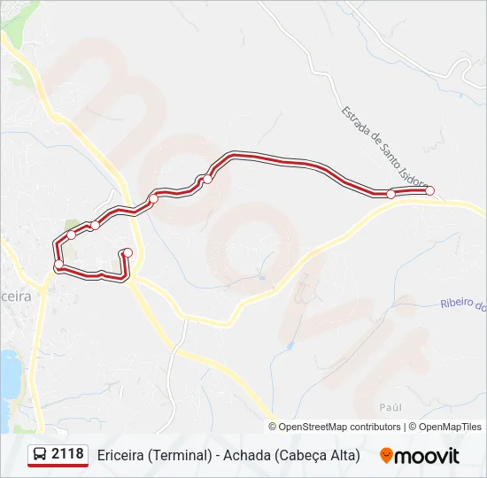 2118 Bus Line Map