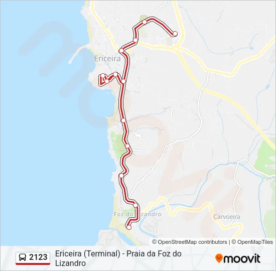 2123 Bus Line Map
