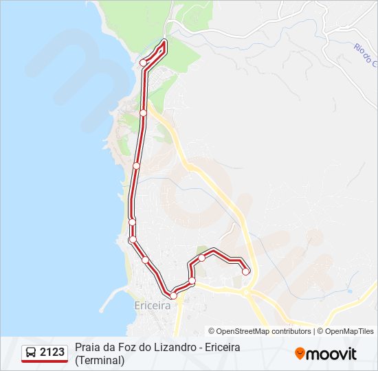 2123 bus Line Map