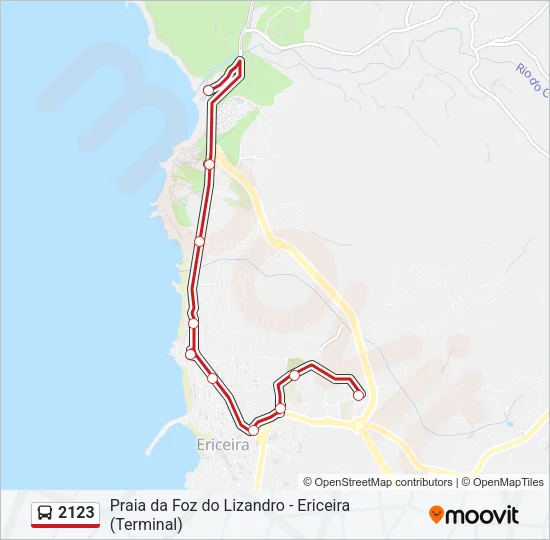 2123 Bus Line Map
