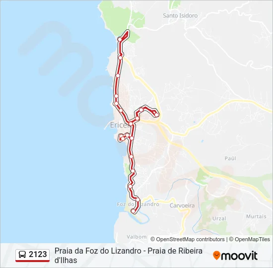 2123 Bus Line Map
