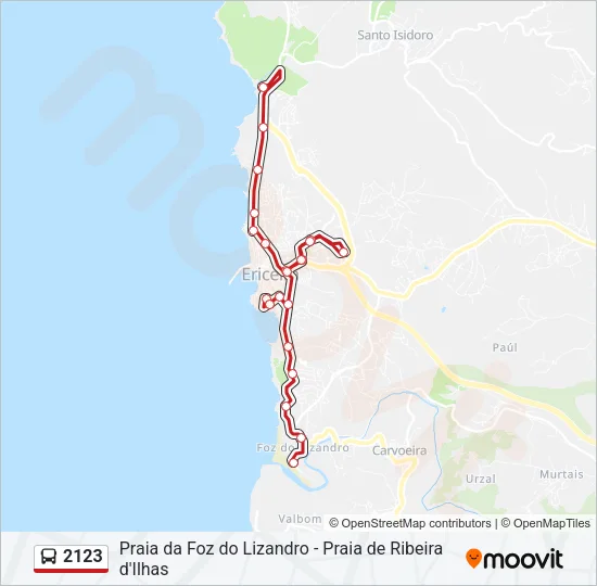 2123 Bus Line Map