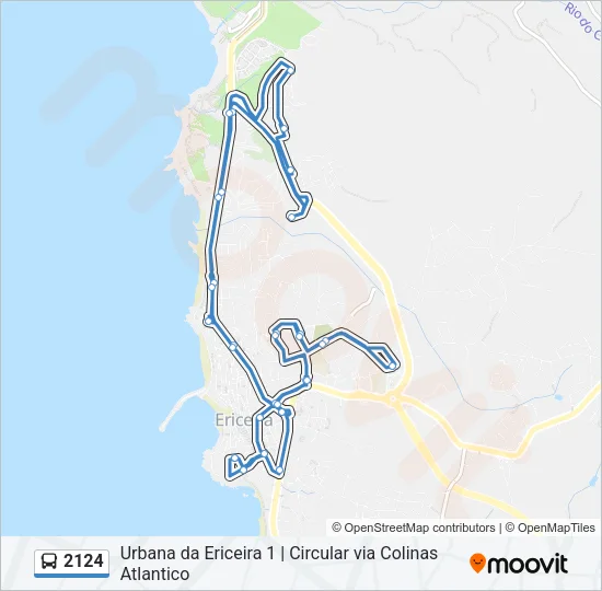 2124 Bus Line Map