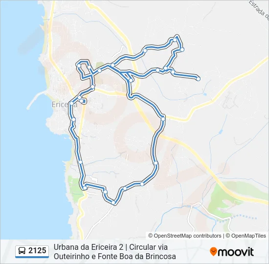 2125 Bus Line Map