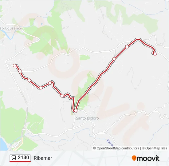 2130 Bus Line Map